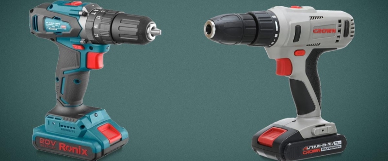 مقایسه دریل کرون و رونیکس: کدام برند برای شما مناسب‌تر است؟