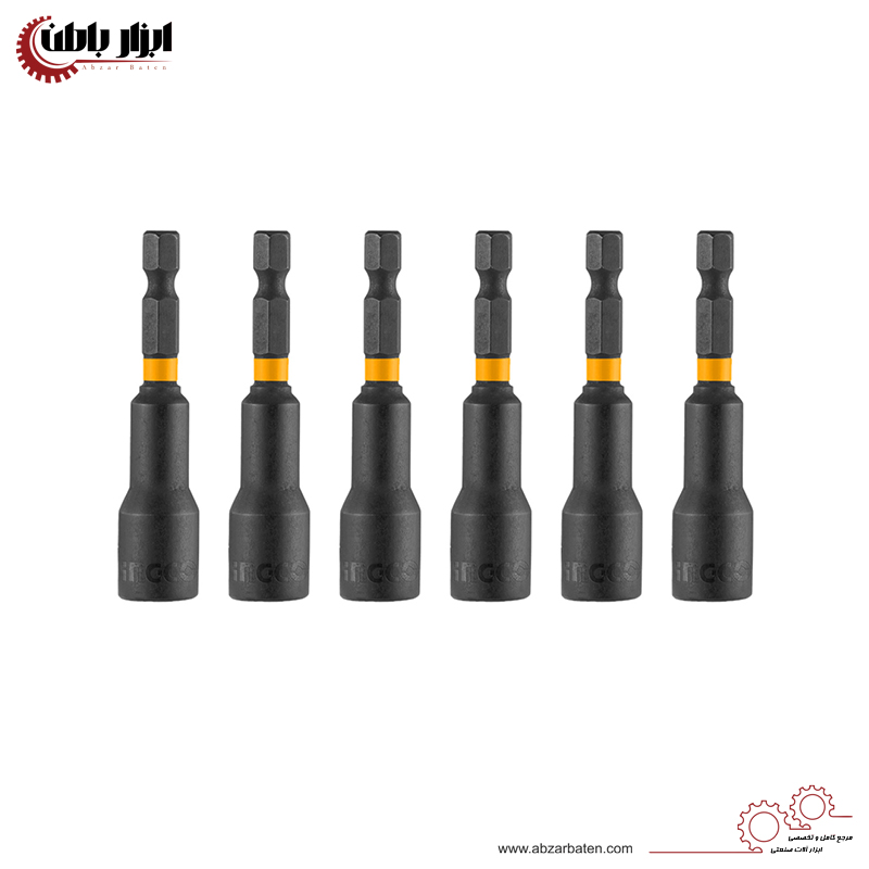 ست 6 عددی بکس سر دریلی اینکو مدل AMN65061