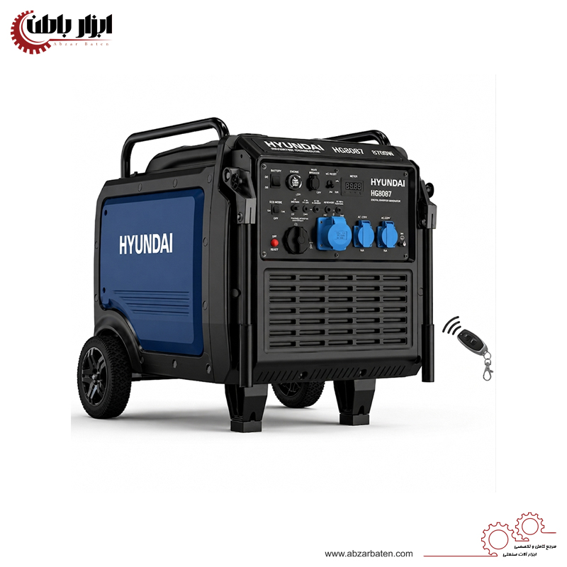 موتور برق بنزینی 8.7 کیلو وات هیوندای مدل HG8087-PG