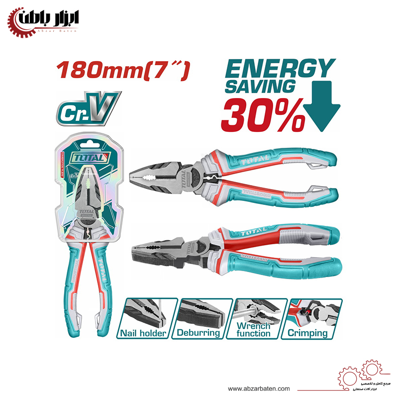 انبردست 7 اینچ توتال مدل THT210706S