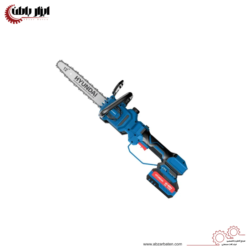 اره زنجیری شارژی 12 اینچ دسته تلسکوپی هیوندای مدل HP-6064