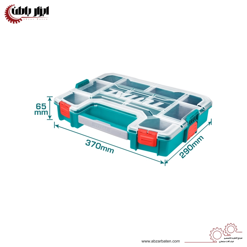 جعبه ابزار ارگانایزر 15 اینچ توتال مدل TPBX1151