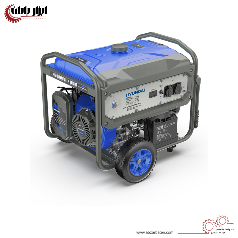 موتور برق بنزینی 6.5 کیلووات هیوندای مدل HG-6055