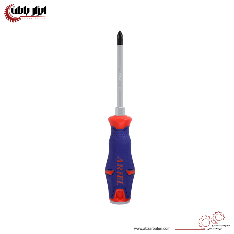 پیچ گوشتی چهارسو ضربه ای آچار خور بلند آریل مدل PZH3300