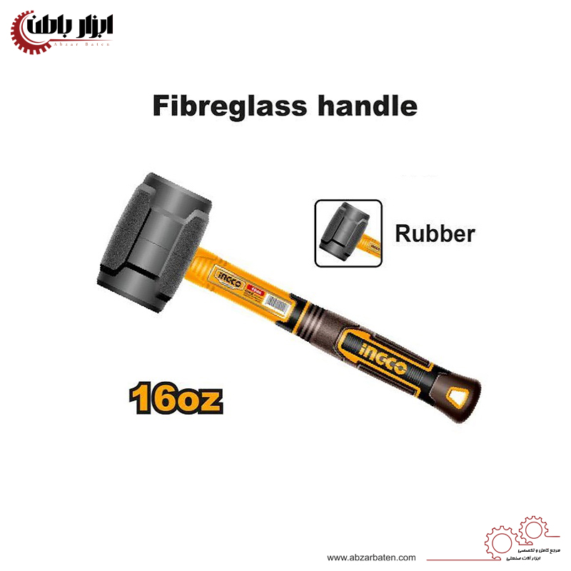 چکش لاستیکی کاشی‌کاری اینکو مدل HRUH8816