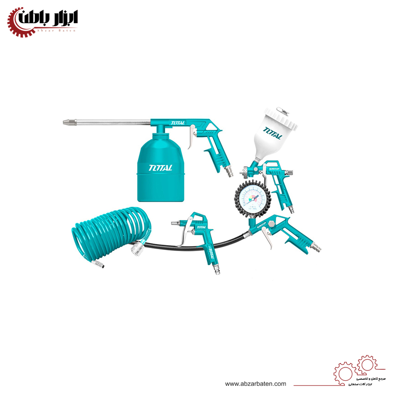 کیت 5 عددی ابزار بادی توتال مدل TATK053-3