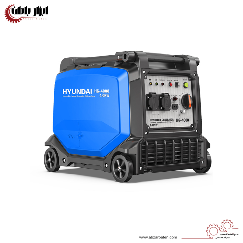 موتور برق اینورتر سایلنت 4 کیلووات هیوندای مدل HG-4008