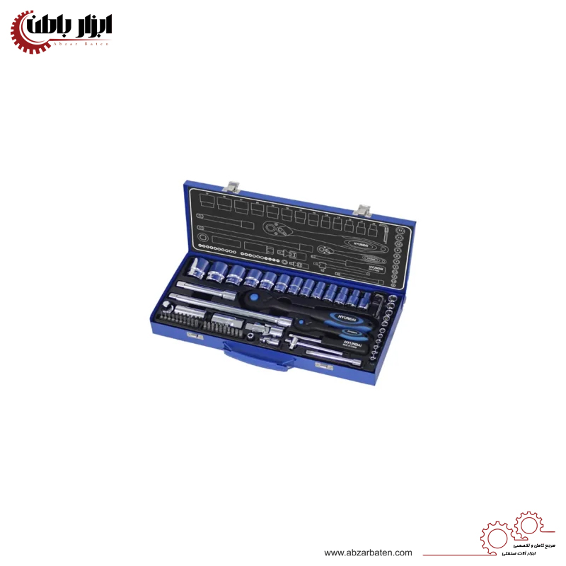 جعبه بکس  60 پارچه 1/2 و 1/4 اینچ هیوندای مدل HT-9160