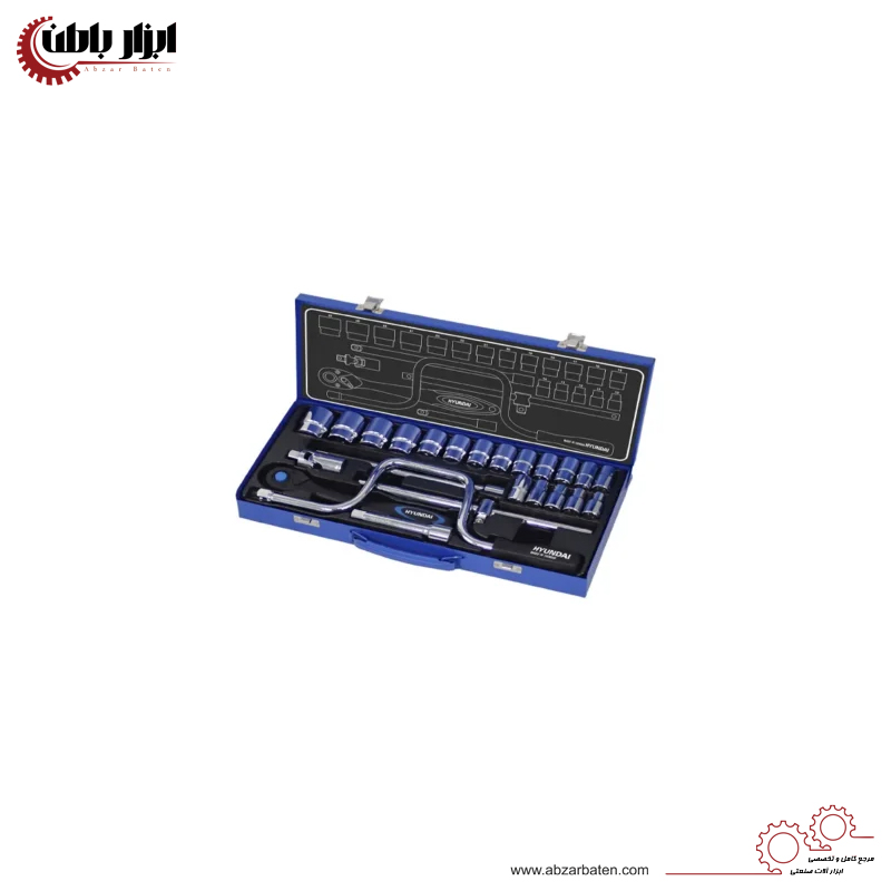 جعبه بکس 24 پارچه 1/2 اینچ هیوندای مدل HT-9124