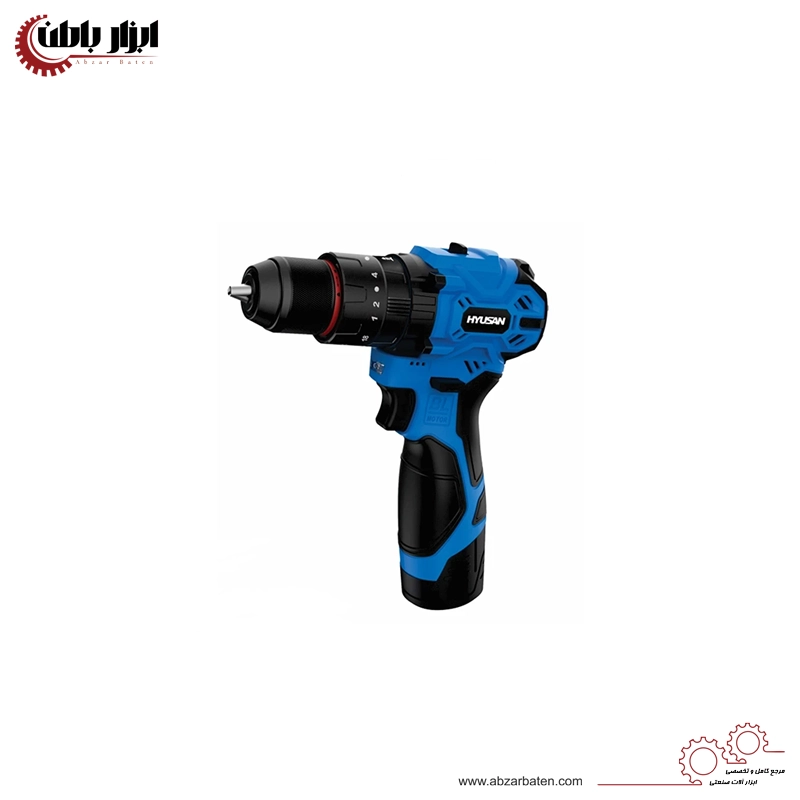 دریل چکشی شارژی 12 ولت هیوسان مدل HS-1230B
